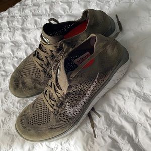Gently used Nike free knit running shoes